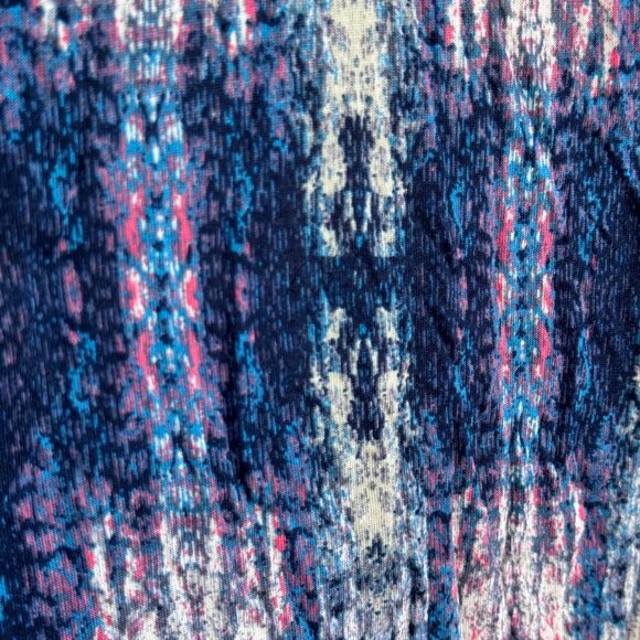 Ecote Tiered Tank Top Womens XS Tunic Boho Watercolor Layered Crochet - Picture 13 of 13